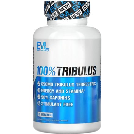 EVLution Nutrition, Double Force, 100% Tribulus, 60 Capsules