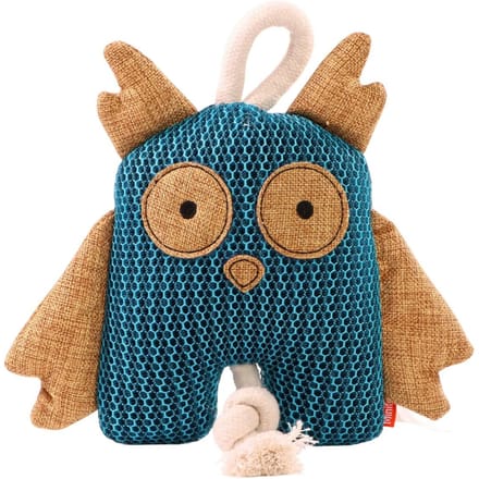 Mbw MiniFeet Uil Touw Hondenspeelgoed (Blauw)