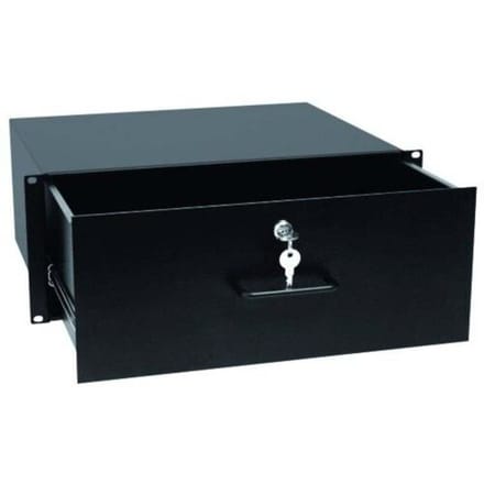 Omnitronic 30100954 19 inch rackschuiflade 4 HE Aluminium
