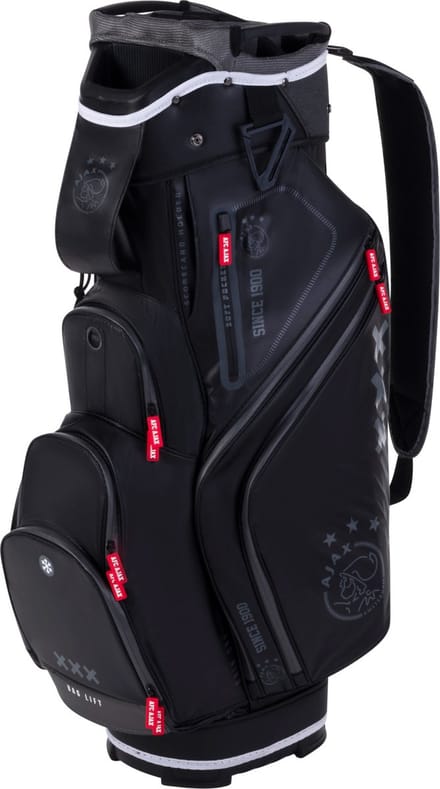 FastFold Ajax Raindry Cartbag - Zwart Rood