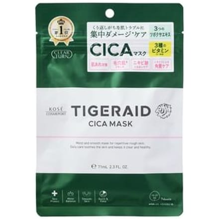 Kose - Clear Turn Tigeraid CICA Repair Mask 7 pcs