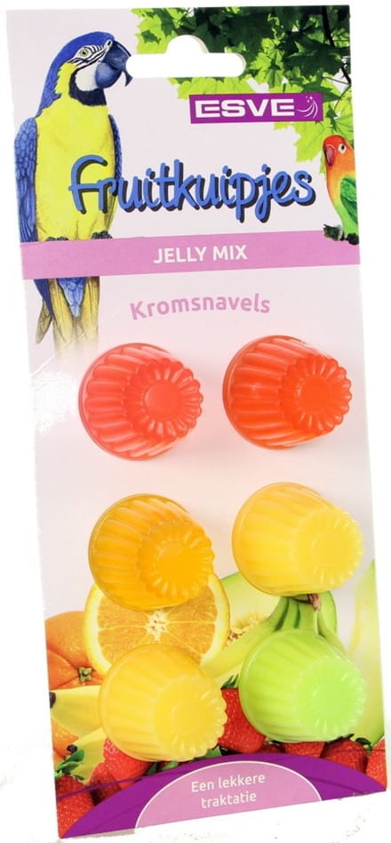 ESVE Fruitkuipje jelly mix | fruitige snackmix voor kromsnavels