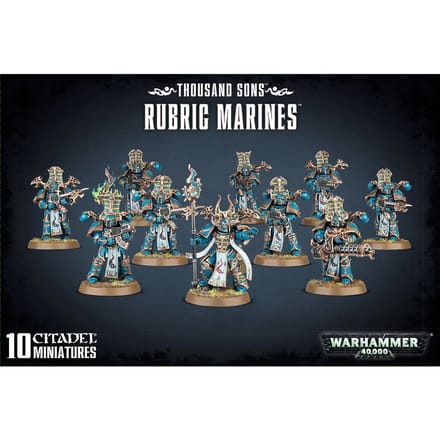 Beeldje Games Workshop Warhammer 40k - Thousand Sons Marines Rubric