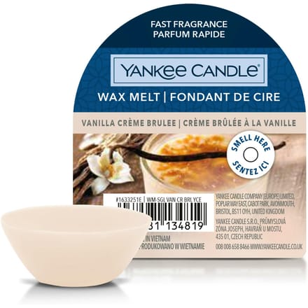 Yankee Candle Wax Melt Vanilla Creme Brulee 22 g