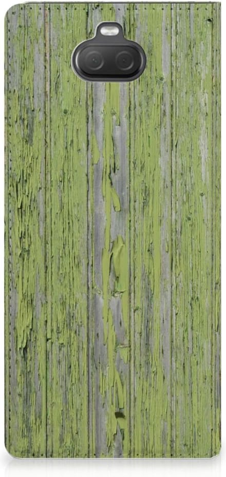 Sony Xperia 10 Plus Book Wallet Case Green Wood