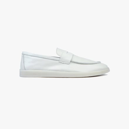 Omnio milan loafers heren off-white leer