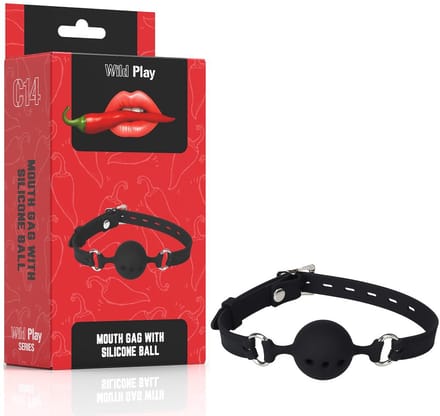 Wild Play Silicone Ball Gag – Comfortabel & Verstelbaar