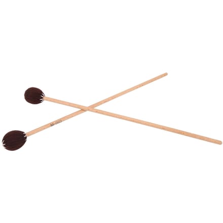 1 Paire Maillets de Marimba Manche en Hêtre Accessoires d'Instrument Xylophone Fil Mélangé Café