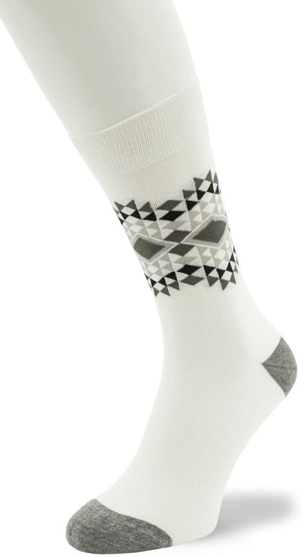 Bonnie Doon Sokken Native white BP232109