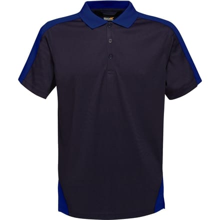 Regatta Herencontrast Coolweave Polo Shirt (Marine/Nieuw Koninklijk)