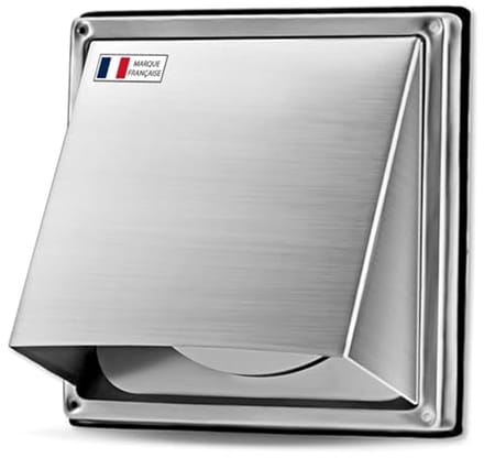 Solidchoice - Ventilatie Rooster 100 mm met Controleklep - Weerbestendig