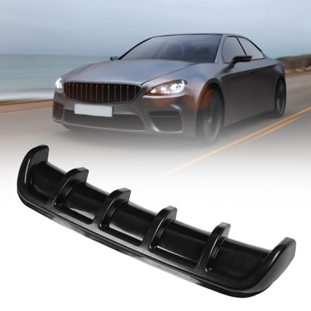 Zwarte Universele Auto Achterbumper Haaienvin Spoiler Diffuser Black gray