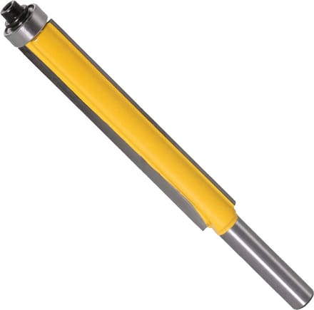 DW4Trading Hout Kantenfrees met Kopse Geleider - 12,7x63mm - Schacht 8mm
