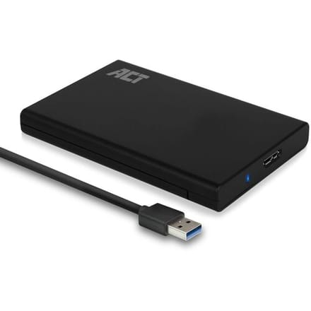 ACT 2,5" SATA harde schijf behuizing, schroefloos, USB 3.2 Gen1 AC1215