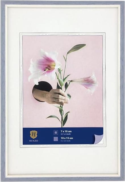 Fotolijst - Henzo - Lily - Fotomaat 10x15 cm - Blauw