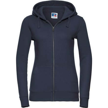 Russell Dames/Dames Authentic Full Zip Hoodie (Franse marine)