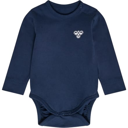 Hummel kinderbody met lange mouwen Hmlmini Solid L/S Bee 230317