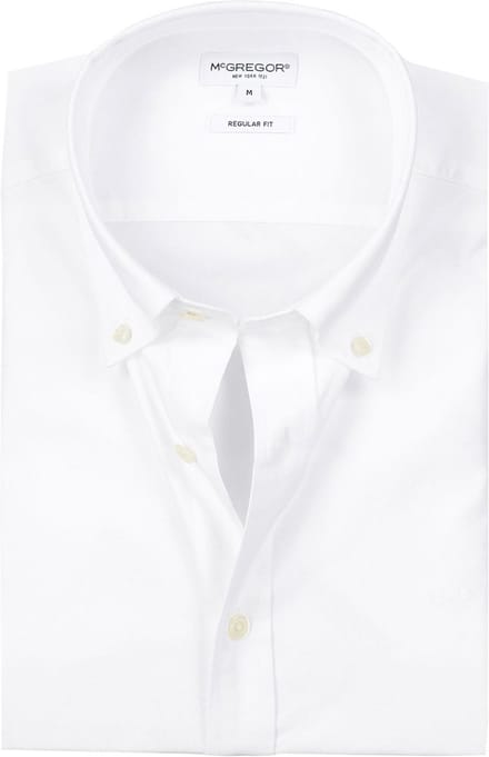 McGregor Overhemd Oxford Wit - Maat 4XL - Heren