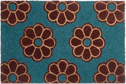 KULIK - Deurmat - Blauw - 40 x 60 cm - Kokosvezel