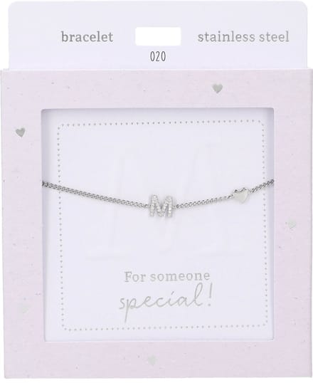 Depesche - Armband "Heart of Gold" - mot. 020 - M - silver
