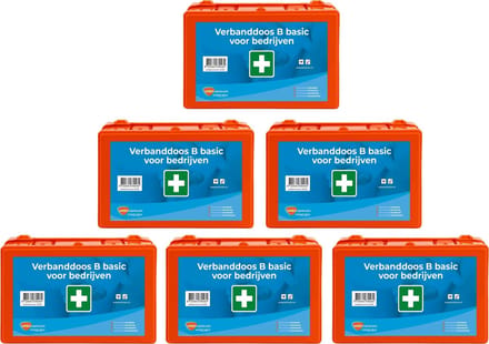 6-pack Verbanddoos B basic voor bedrijven