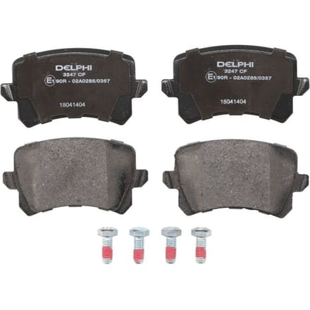 Remblokset DELPHI LP3247, achter