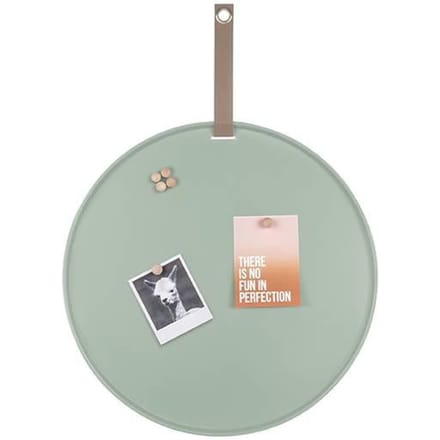 Present Time Memo bord Perky - IJzer Grijs/Groen - 50cm - Scandinavisch