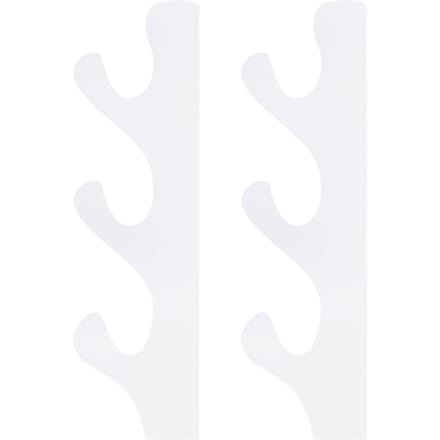 1 Paar Zwaardstandaard Acryl Drie Laags Wandgemonteerde Zwaard Display Standaard Ondersteuning voor Alle ZwaardenTransparant white