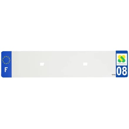 Nummerplaatstrip voor pvc Top Plaq 8