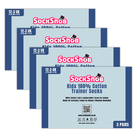12 Pack Kinderen 100% Katoenen Trainingssokken