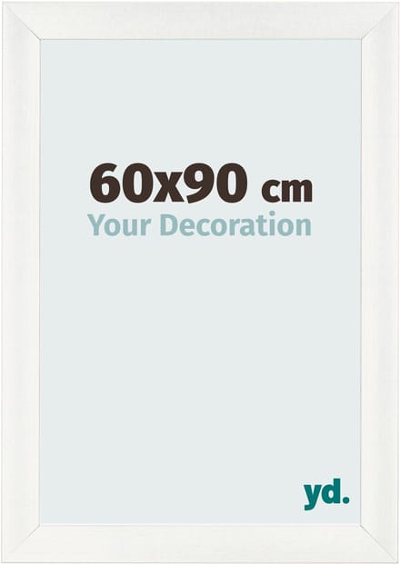 Your Decoration - Fotolijst 60x90 cm - MDF - Wit Geveegd - Pisa