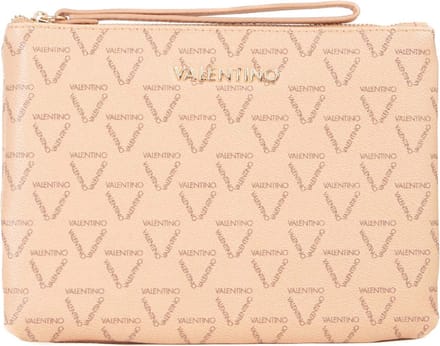 VALENTINO Toilettas Beauties Soft Cosmetic Case Beige / Multicolor Lichtbruin