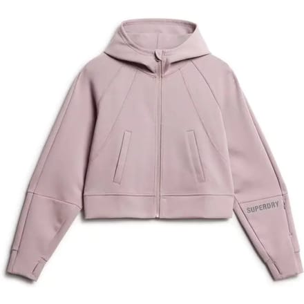 Superdry - Sport Tech Relaxed hoodie met rits - Dames - Hoodies