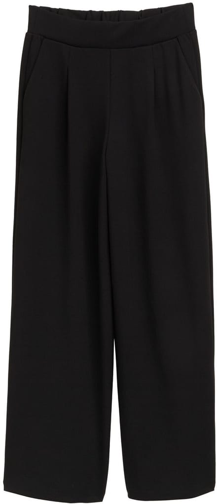Tom Tailor Denim - Broek met wijde pijpen - Maat M - deep black