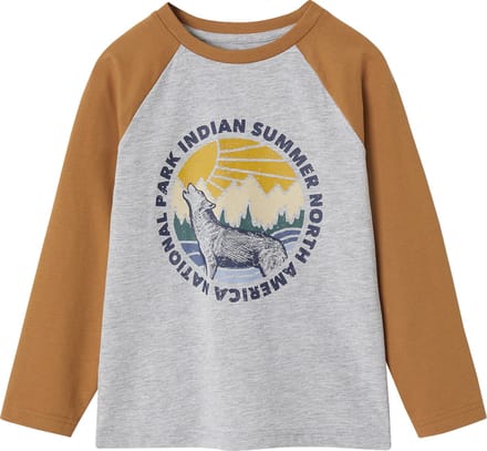 Vertbaudet grafisch jongens-T-shirt met raglanmouwen