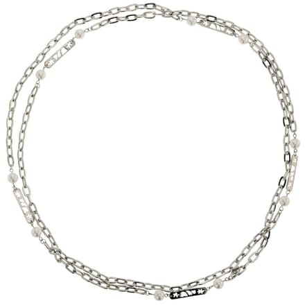 Behave – Parelketting – Zilverkleurig – Lang – Elegant – Layering