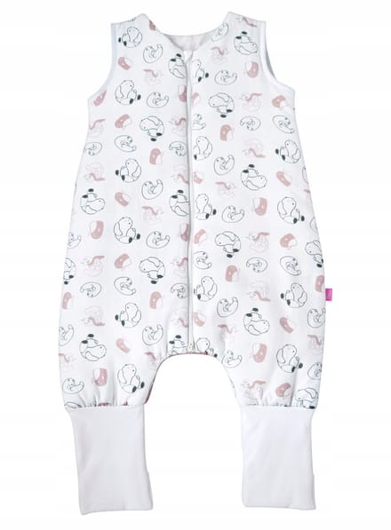 Roze babyslaapzak met poten TOG 2 (1-1,5 jaar)
