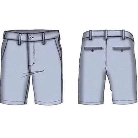 Korte chino met elastische satijn voor babyjongen Guess