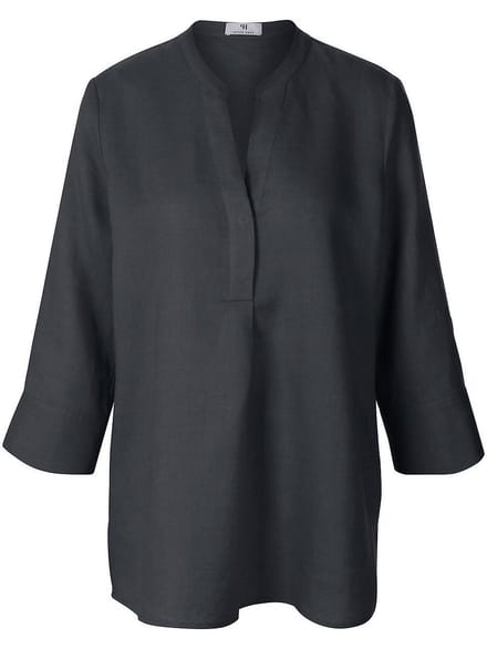 Blouse Van Peter Hahn zwart