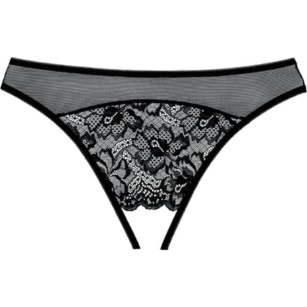 Adore Just A Rumor Panty met Open Kruis – Zwart