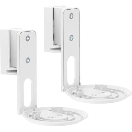 My Wall HS40WL Wandbeugel voor luidspreker Draaibaar, Kantelbaar Wit 2 stuk(s)