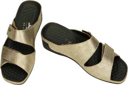 Vital -Dames - goud - slippers & muiltjes - maat 41