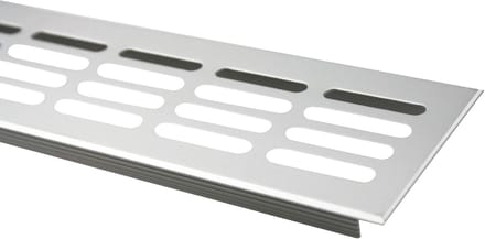 Aluminium Ventilatierooster 60mm Breedte - Diverse Kleuren en Lengtes Beschikbaar