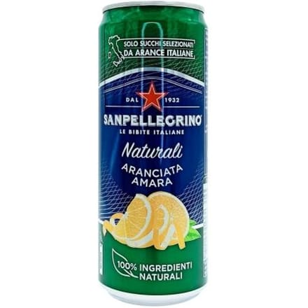 Boisson gazeuse aranciata amara 330ml - san pellegrino