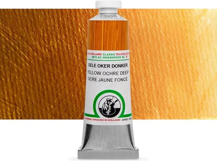 Oil paint Old Holland 40ml – 054 Yellow Ocher Deep
