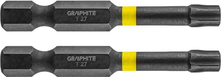 Graphite - TX27 Impact Bit - 50mm - Hoge Elasticiteit - S2 Staal