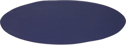 Wicotex Placemats Uni - donker blauw - rond 38 cm - anti slip laag - Teflon coating toplaag