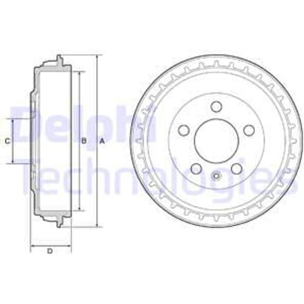 Remtrommel DELPHI BF563