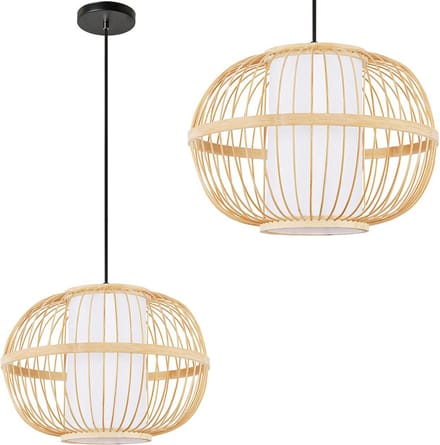 Toolight App1631-1Cp Hanglamp Beige 30X30X20,5Cm