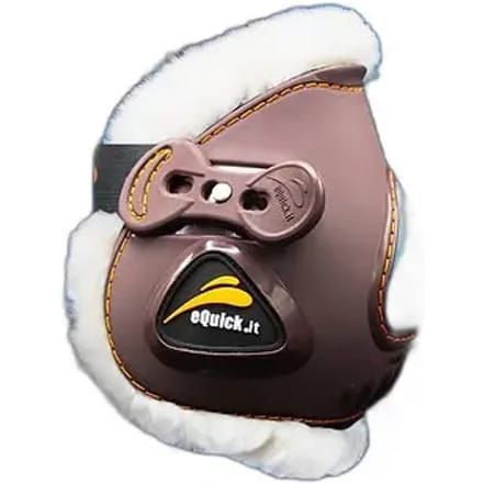 Elastische paardenvetlock met knoopsluiting eQuick eUp mini